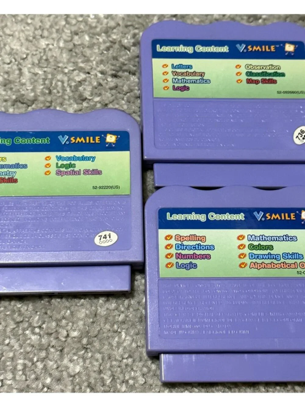 VTech V.Smile Pocket Learning System Handheld Console Tested & Works + 3 Games
